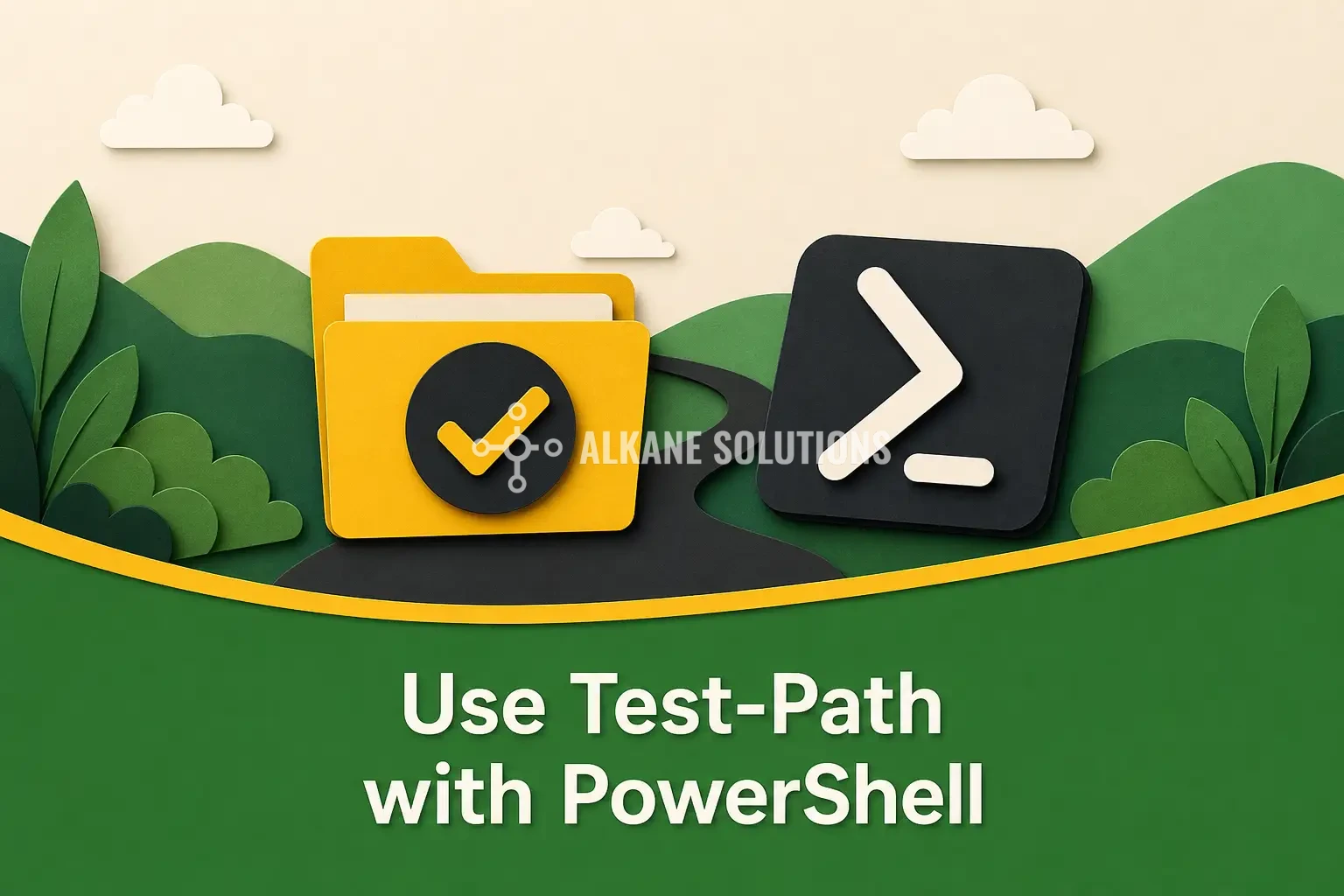 Use Test-Path with PowerShell