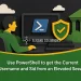 Use PowerShell to get the Current Username and Sid from an Elevated Session