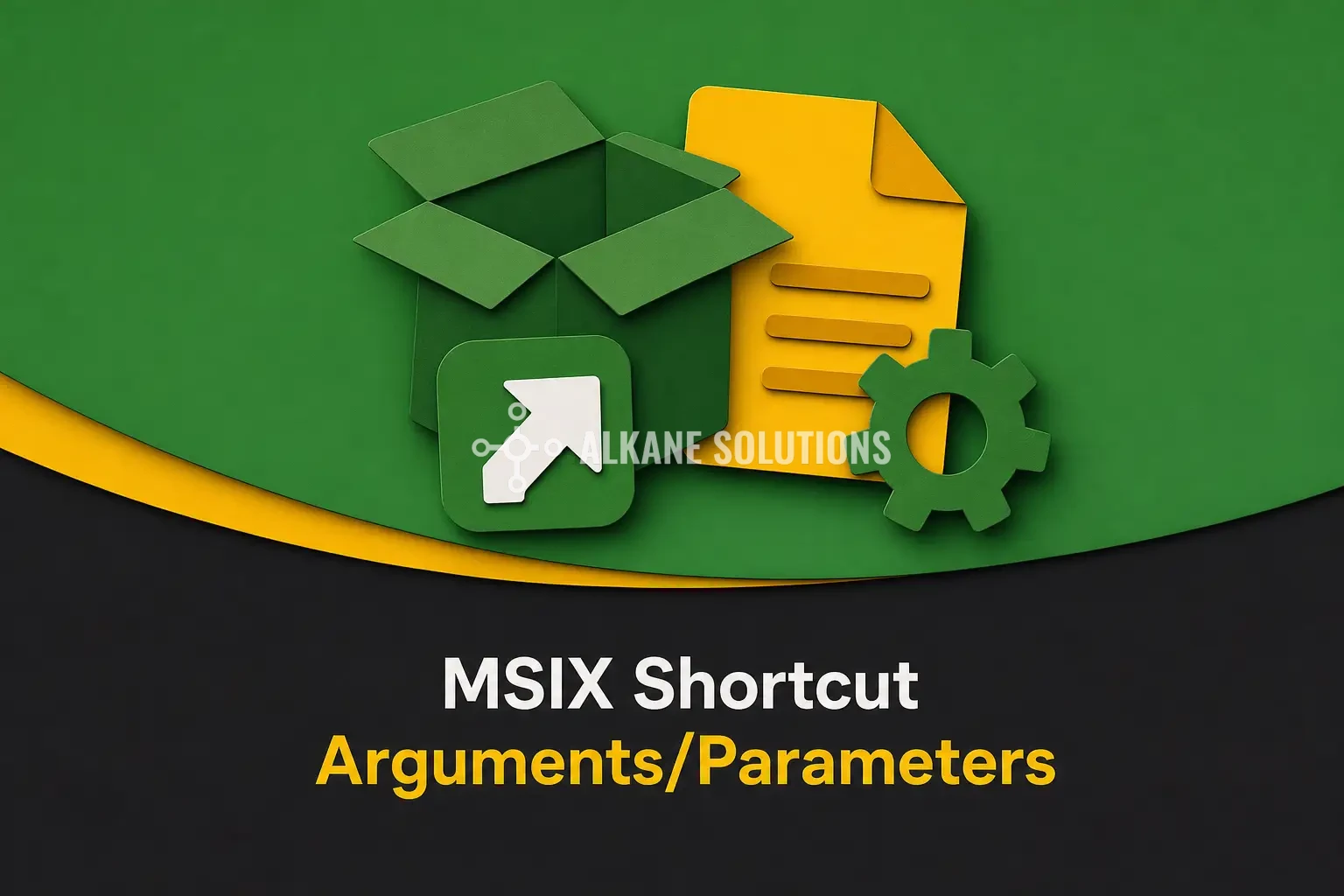 MSIX Shortcut Arguments/Parameters