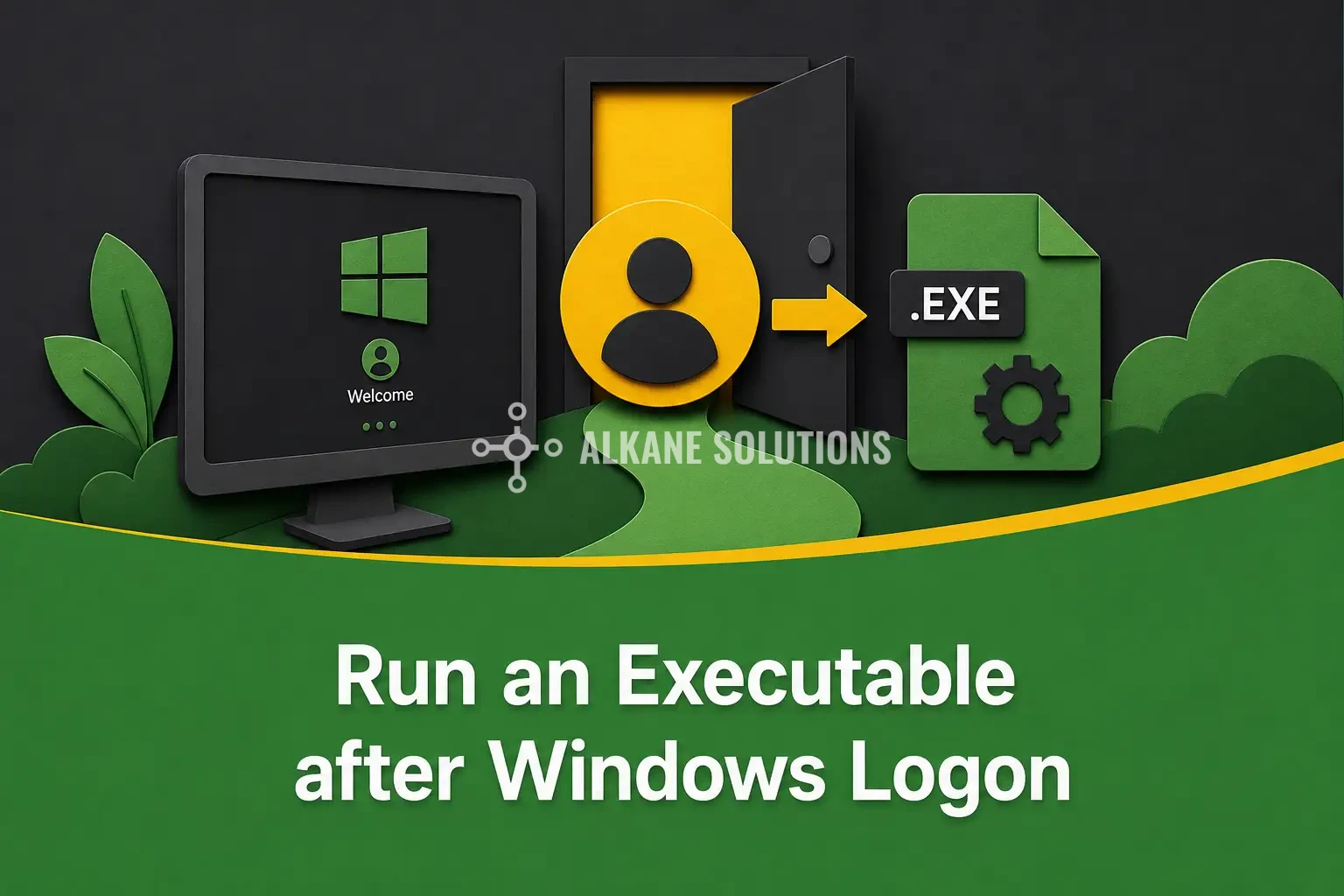 Run an Executable after Windows Logon