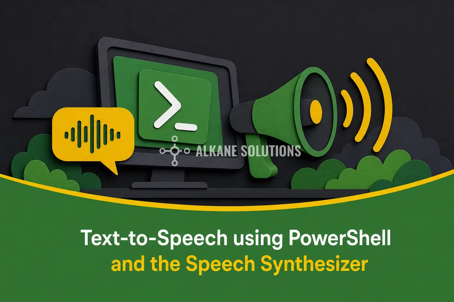 Text-to-Speech using PowerShell and the Speech Synthesizer