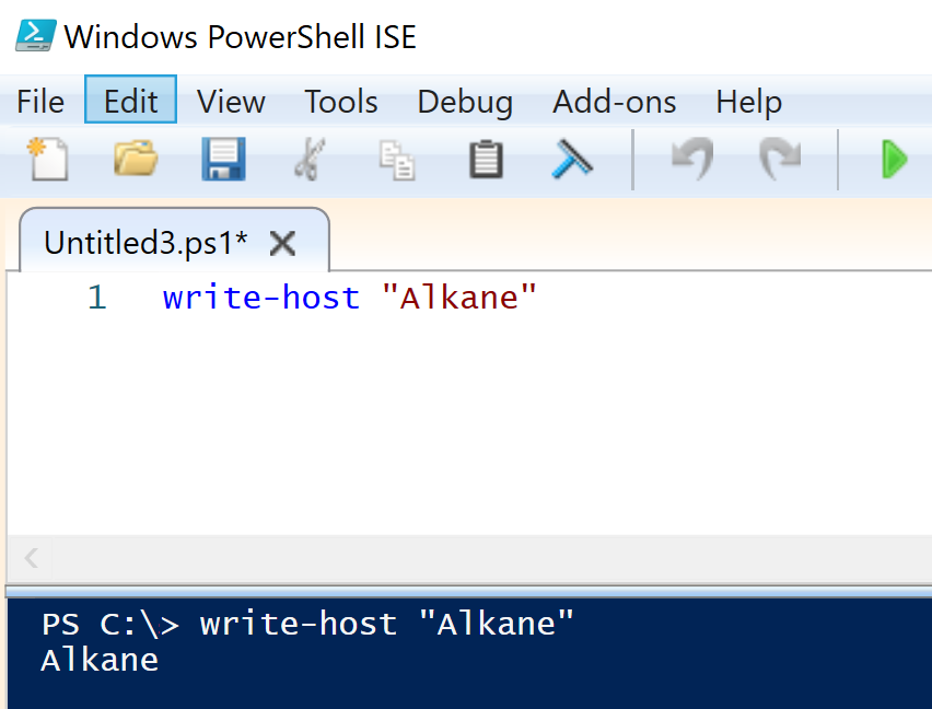 PowerShell ISE