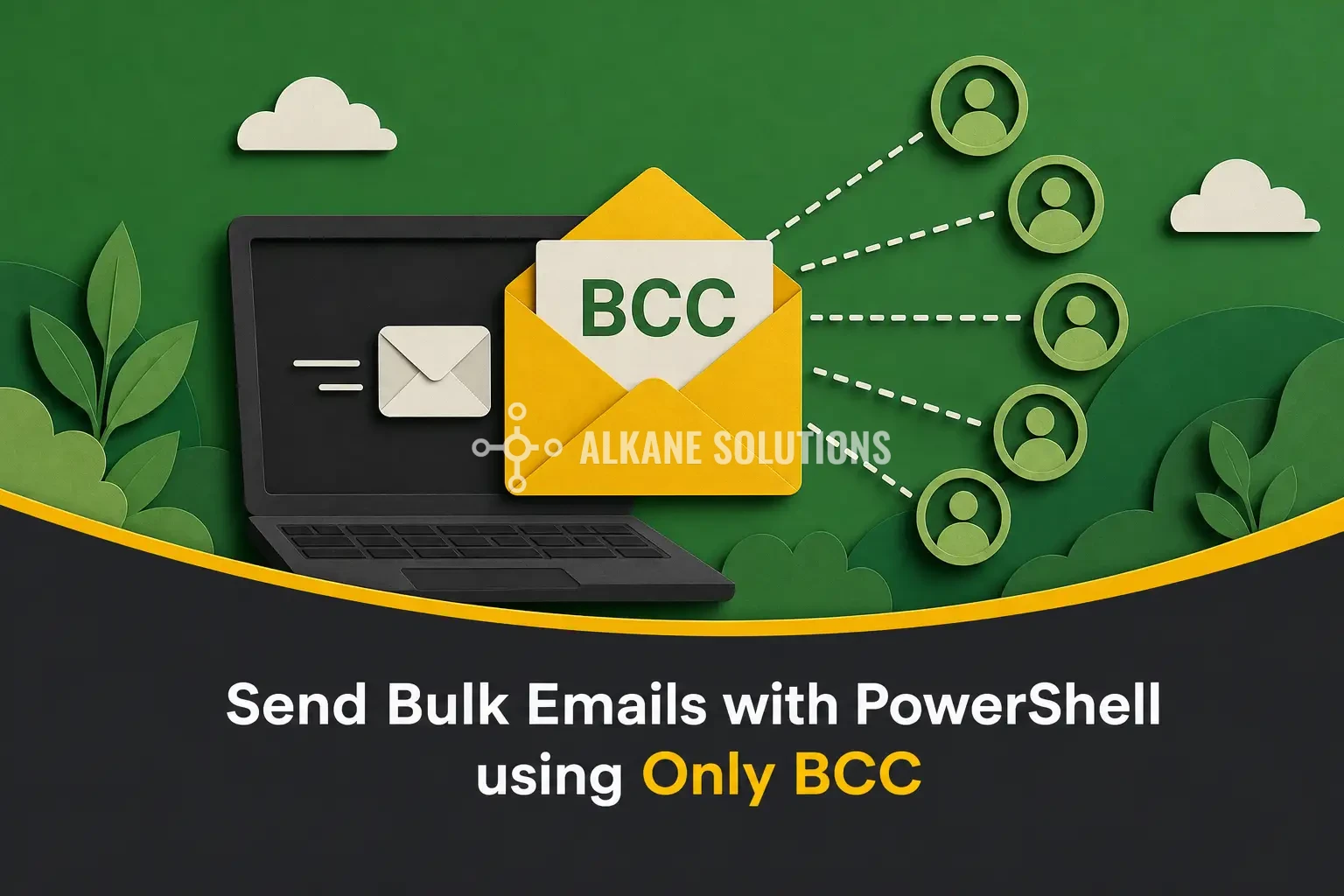 Send Bulk Emails with PowerShell using Only BCC