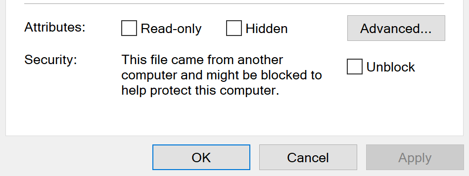 Unblock-File