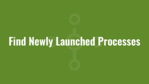 Find Newly Launched Processes