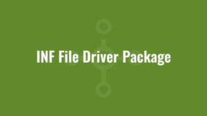 INF File Driver Package