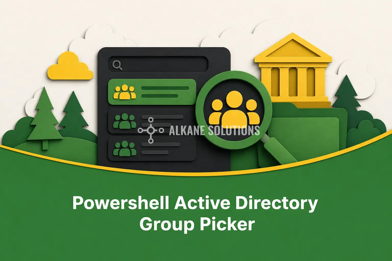 Powershell Active Directory Group Picker