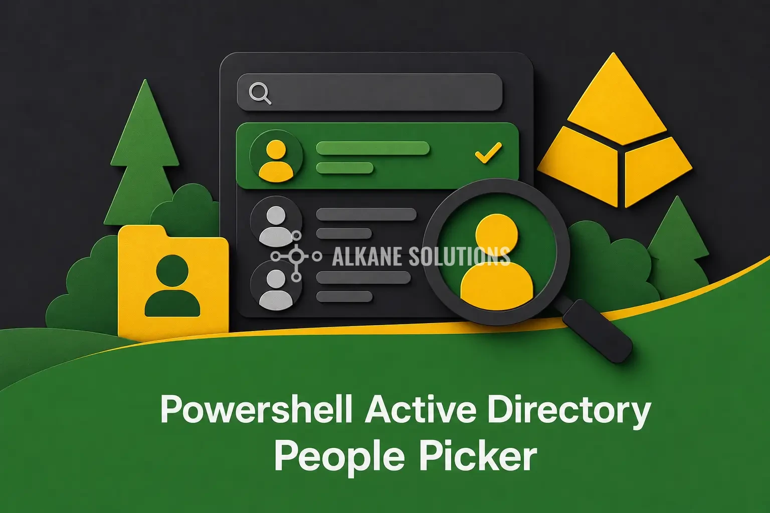 Powershell Active Directory People Picker