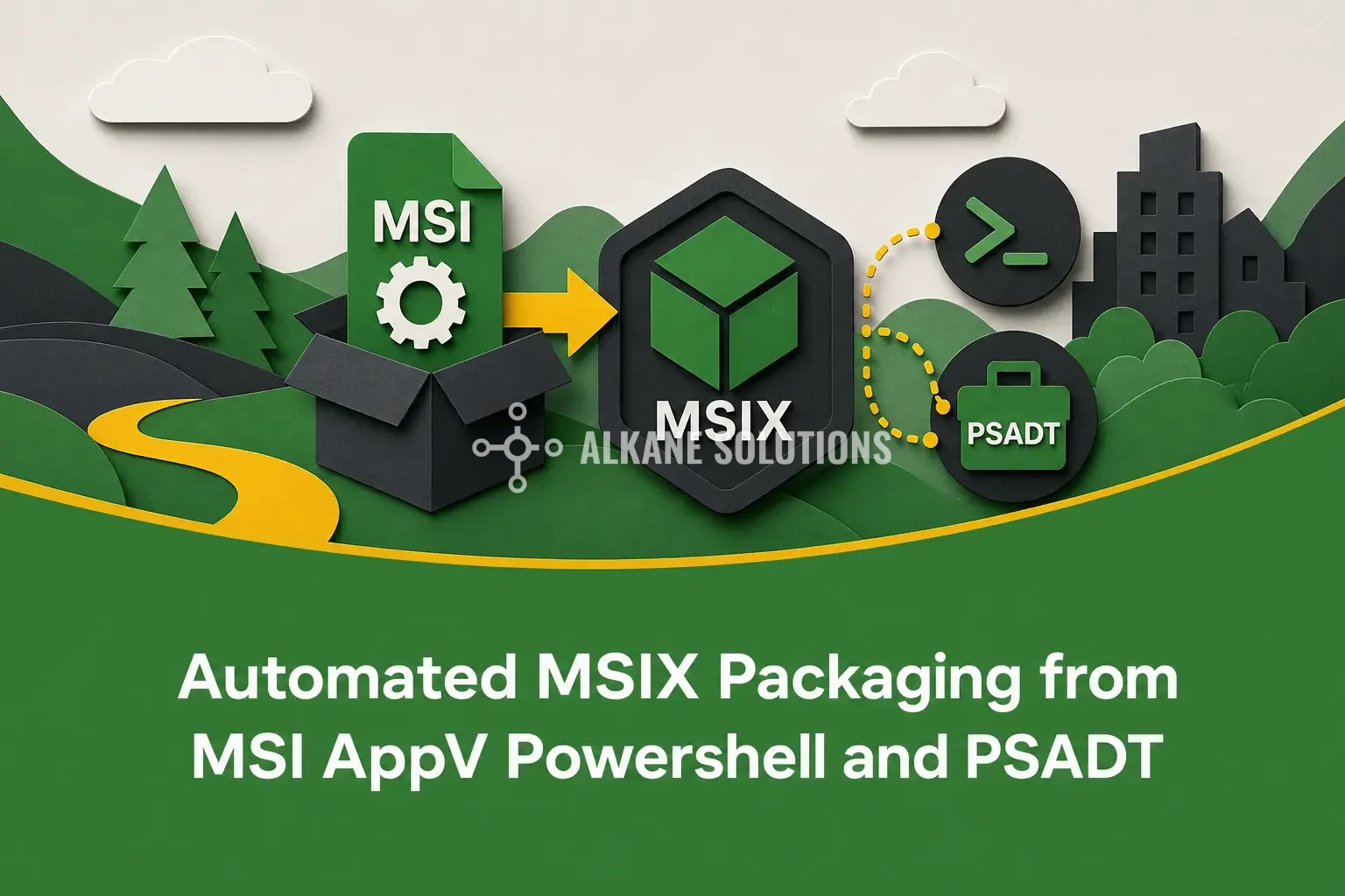 Automated MSIX Packaging from MSI AppV Powershell and PSADT