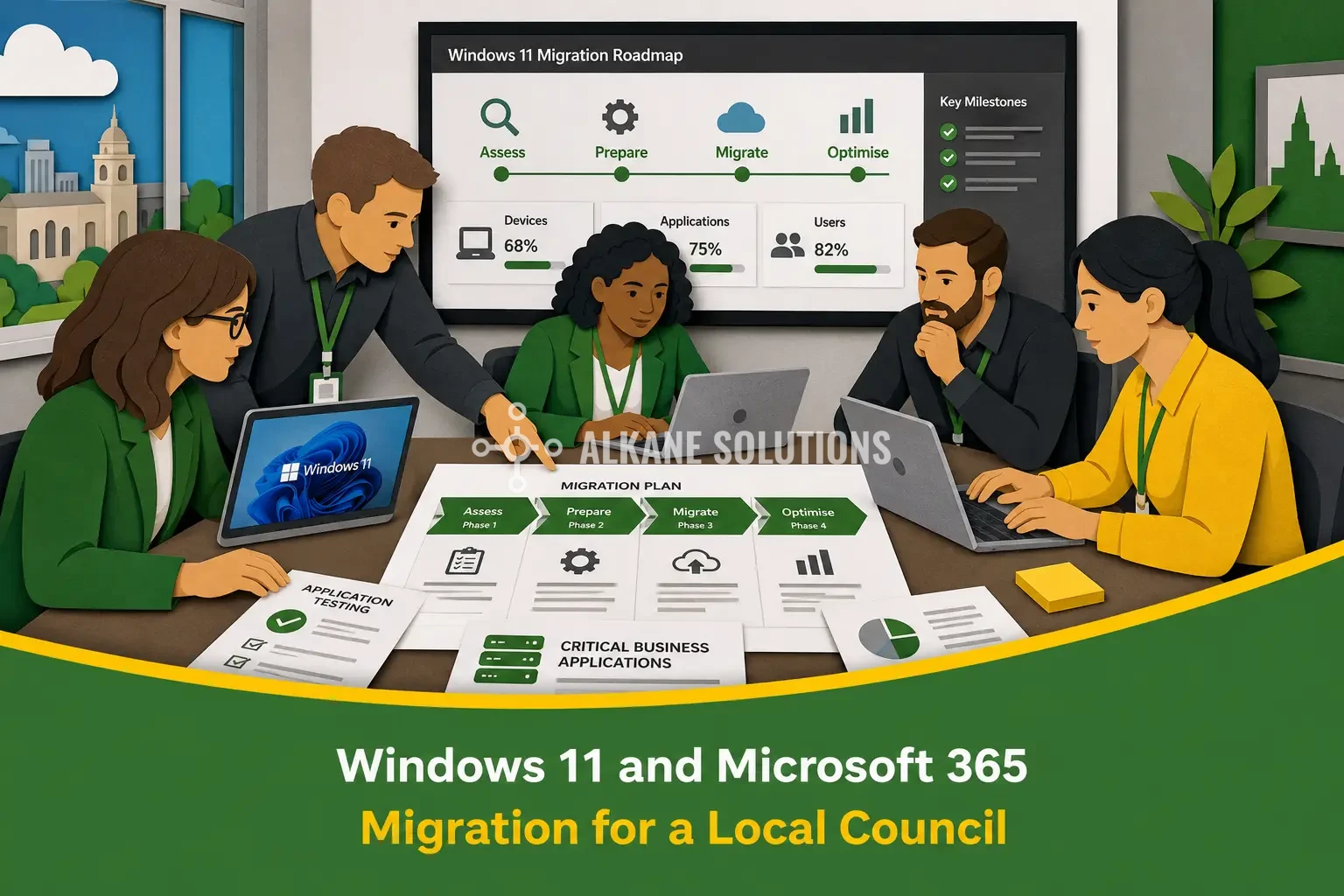 Windows 11 and Microsoft 365 Migration for a Local Council